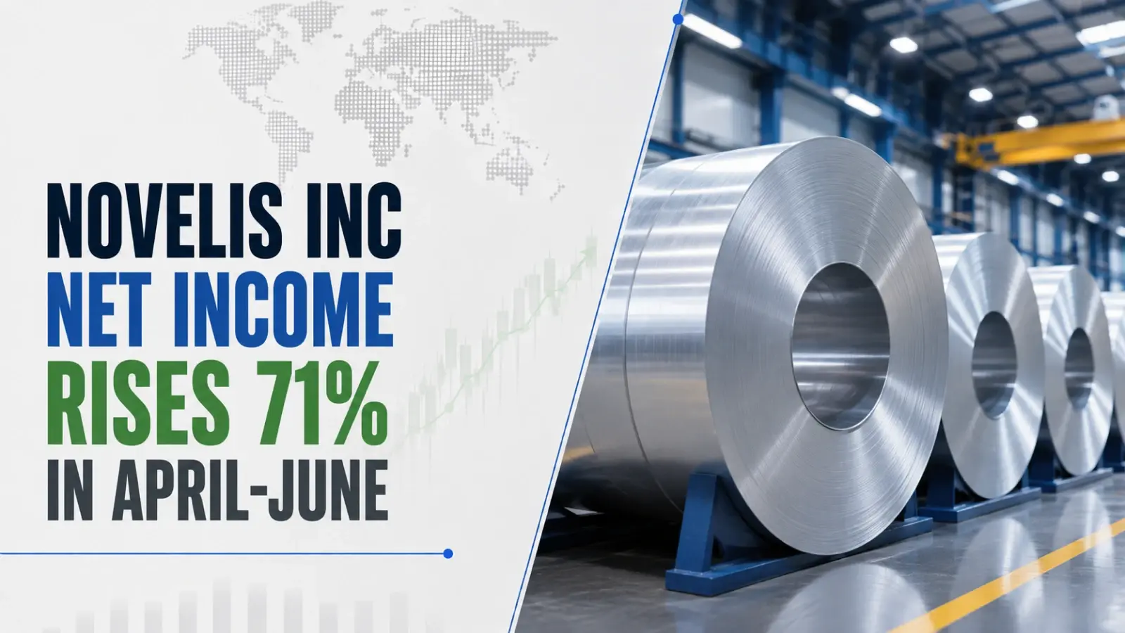 Novelis Inc Net Income Rises 71% in April-June