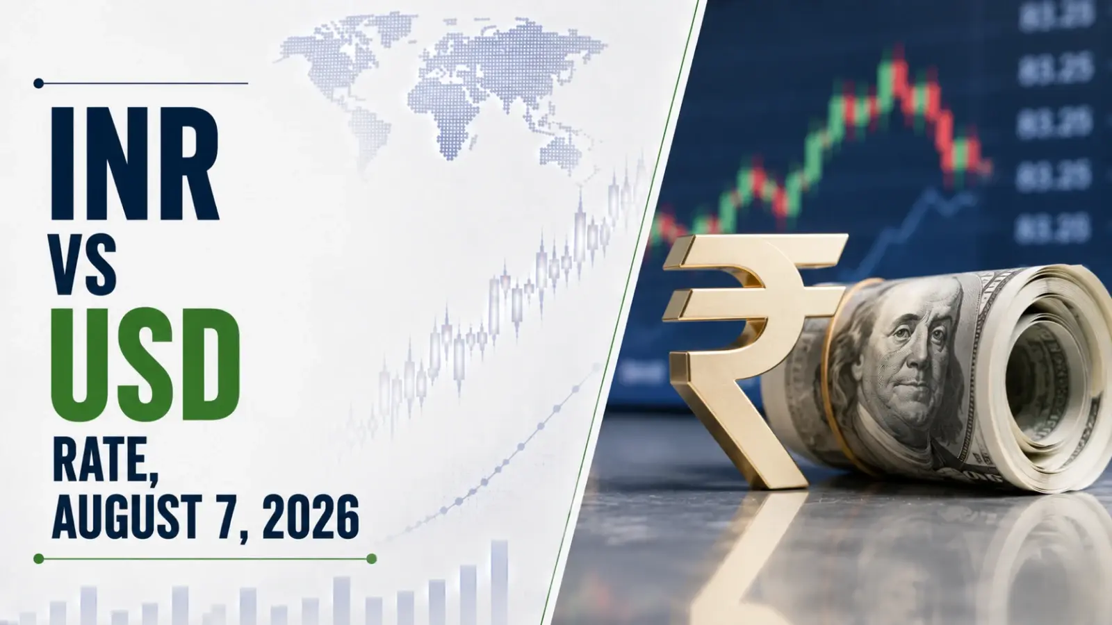 INR vs USD Rate, August 7, 2026: Rupee Falls 6 Paise to 95.28 Against US Dollar in Early Trade