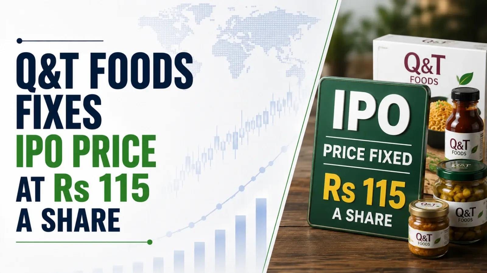 Q&T Foods Fixes IPO Price at Rs 115 a Share; Offer To Open on Aug 12