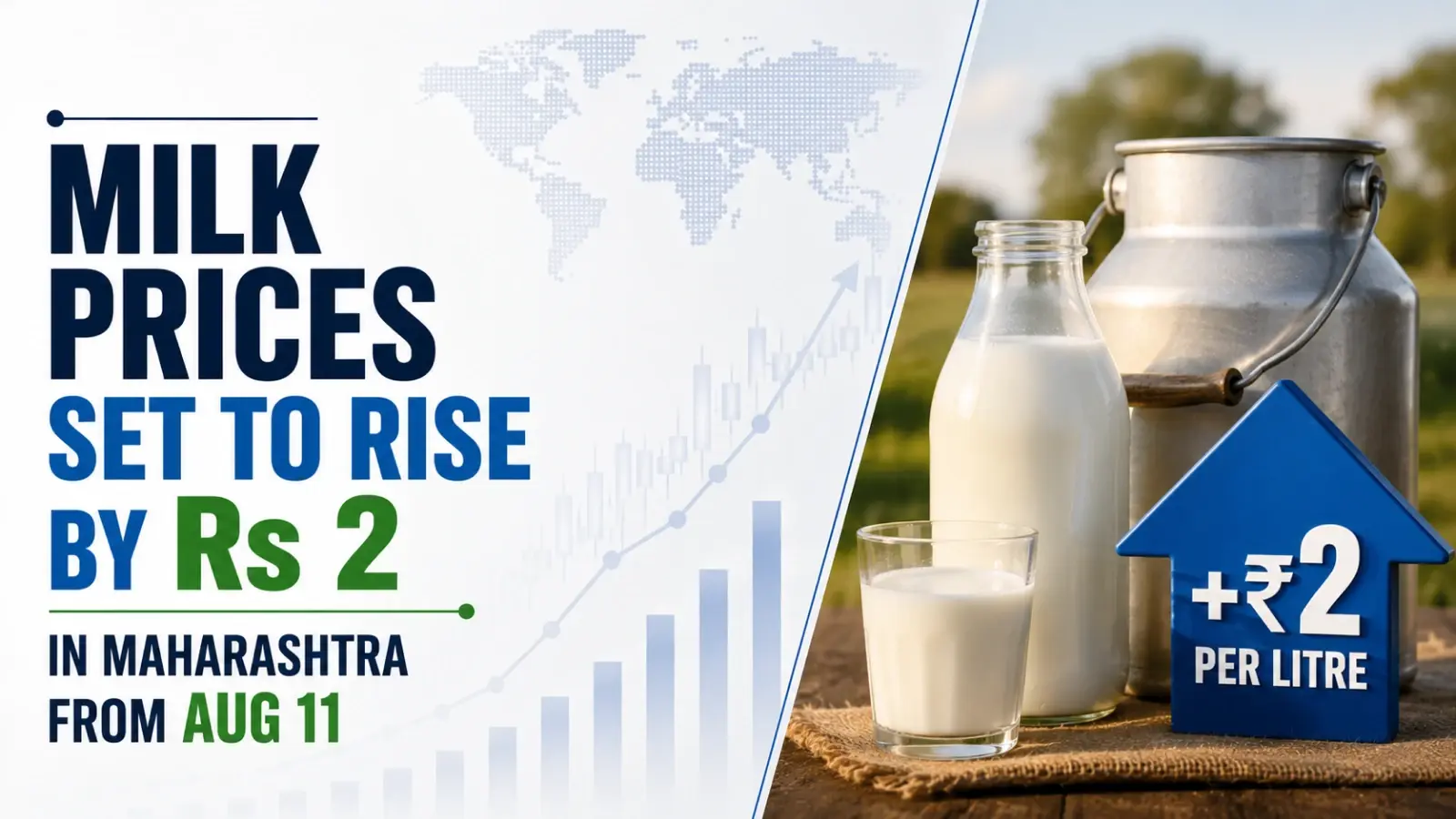 Milk Prices Set To Rise by Rs 2 in Maharashtra From Aug 11