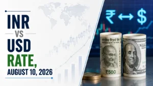 INR vs USD Rate, August 10, 2026: Rupee Falls 8 Paise to 95.25 Against US Dollar in Early Trade