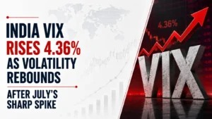 India VIX Rises 4.36% as Volatility Rebounds After July’s Sharp Spike