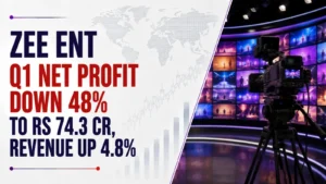 Zee Ent Q1 Net Profit Down 48% to Rs 74.3 Cr, Revenue Up 4.8%