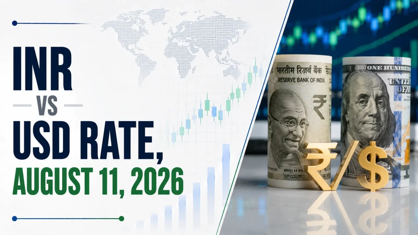 INR vs USD Rate, August 11, 2026: Rupee Falls 8 Paise to 95.38 Against US Dollar in Early Trade