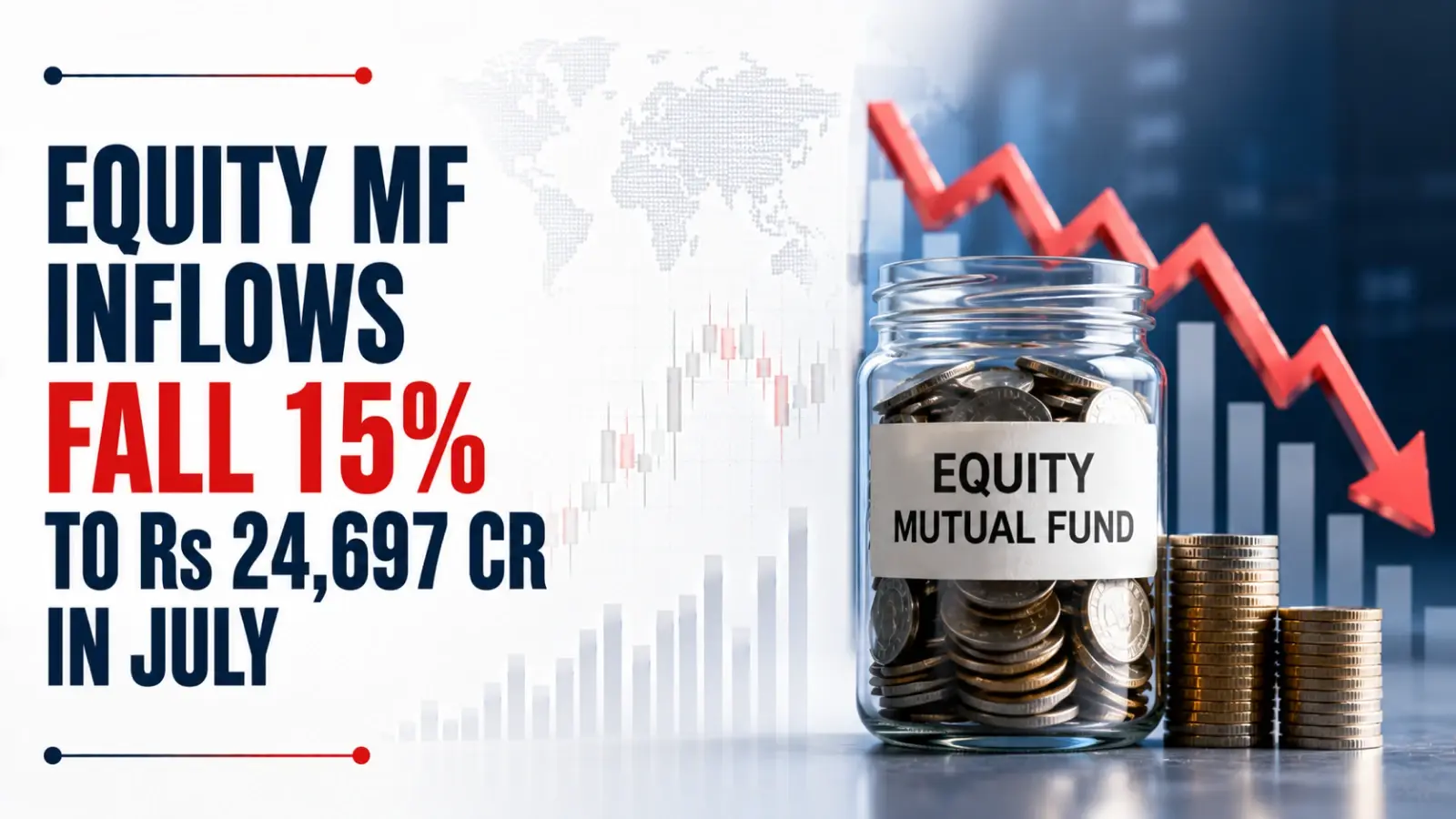 Equity MF Inflows Fall 15% to Rs 24,697 Cr in July