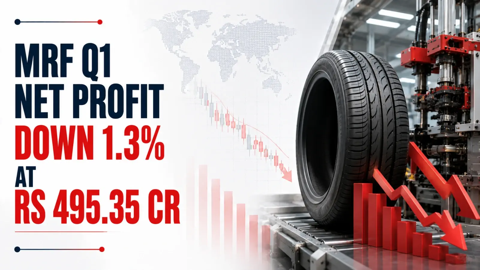 MRF Q1 Net Profit Down 1.3% at Rs 495.35 Cr