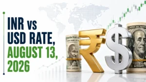 INR vs USD Rate, August 13, 2026: Rupee Falls 7 Paise to 95.40 Against US Dollar in Early Trade