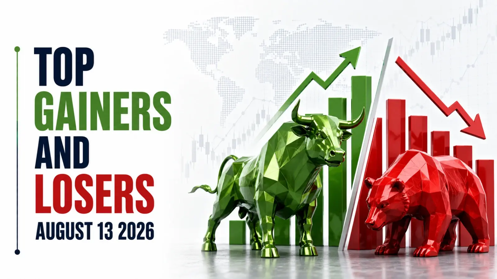 Top Gainers and Losers, August 13, 2026, 11:30 AM IST: Shriram Finance, UltraTech Cement in Focus