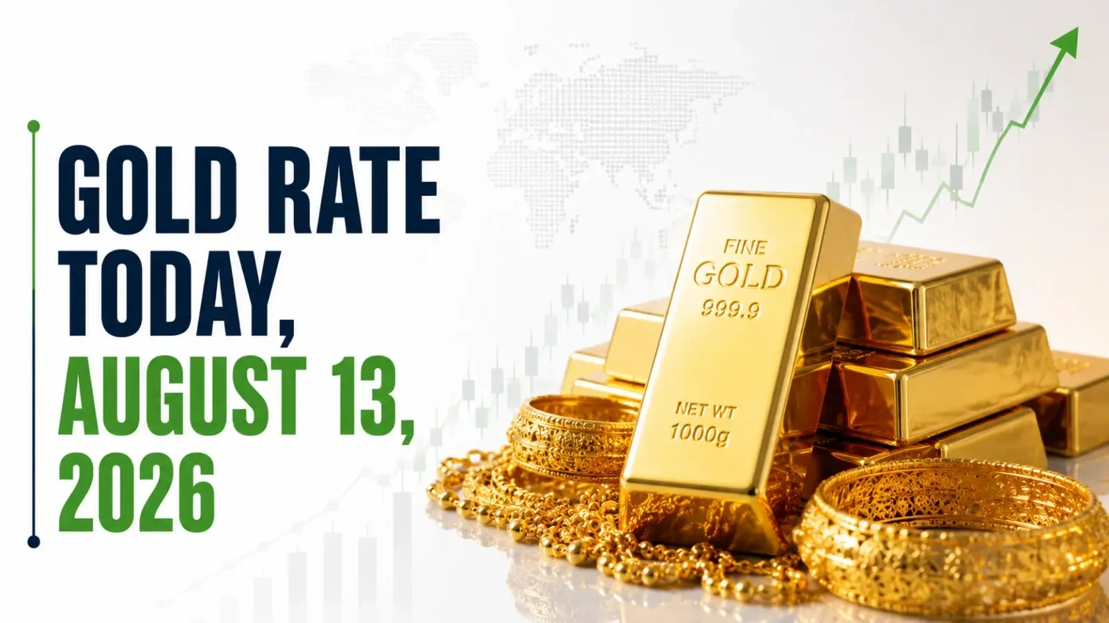 Gold Rate Today, August 13, 2026: 24K Gold Price Rises to ₹15,513 Per Gram