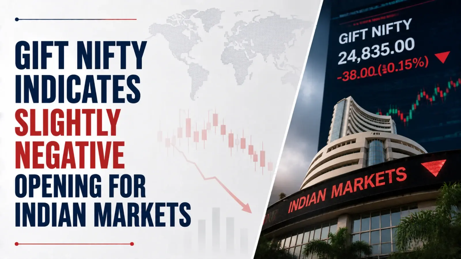 Gift Nifty Indicates Slightly Negative Opening for Indian Markets