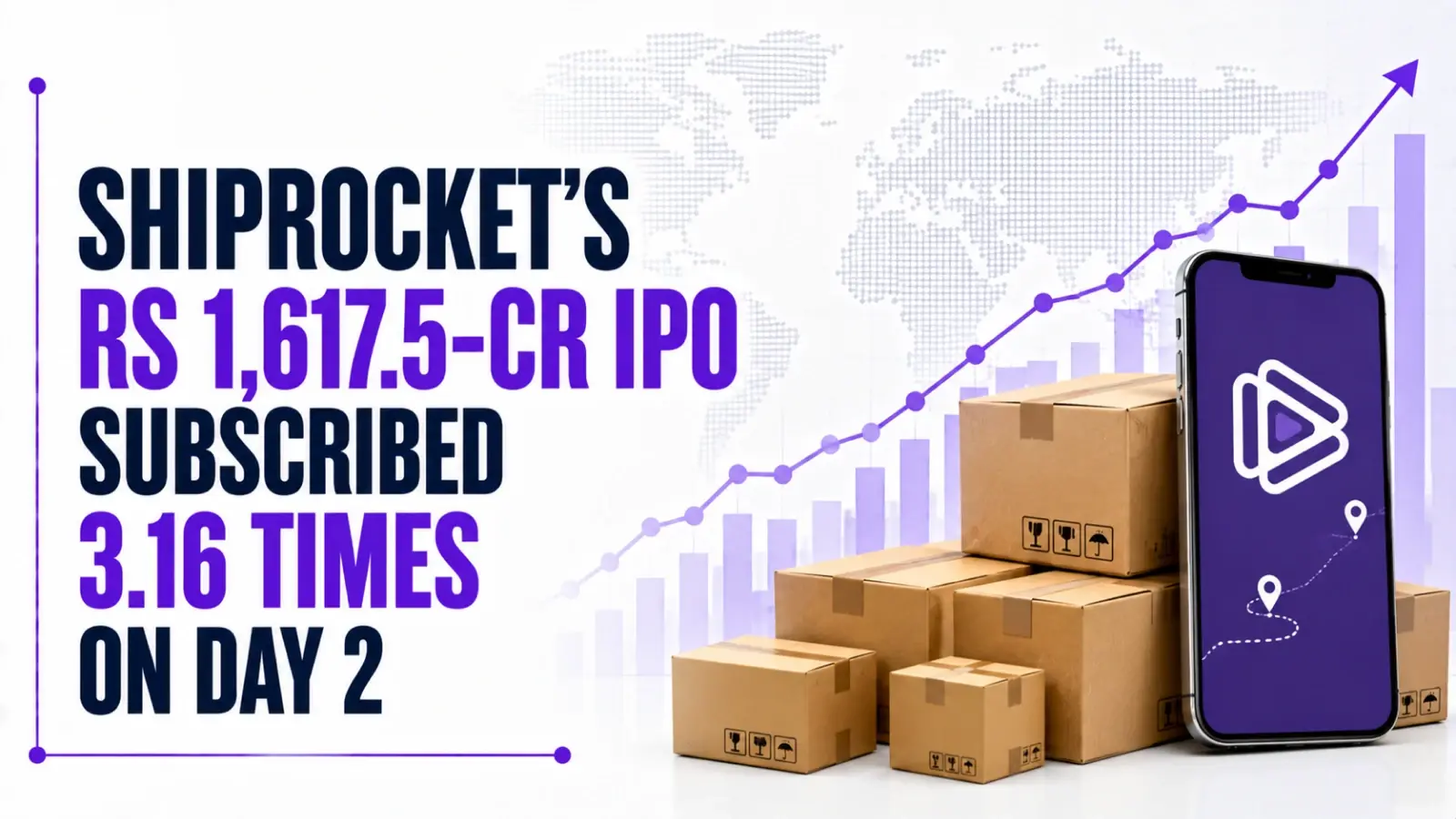 Shiprocket’s Rs 1,617.5-Cr IPO Subscribed 3.16 Times on Day 2