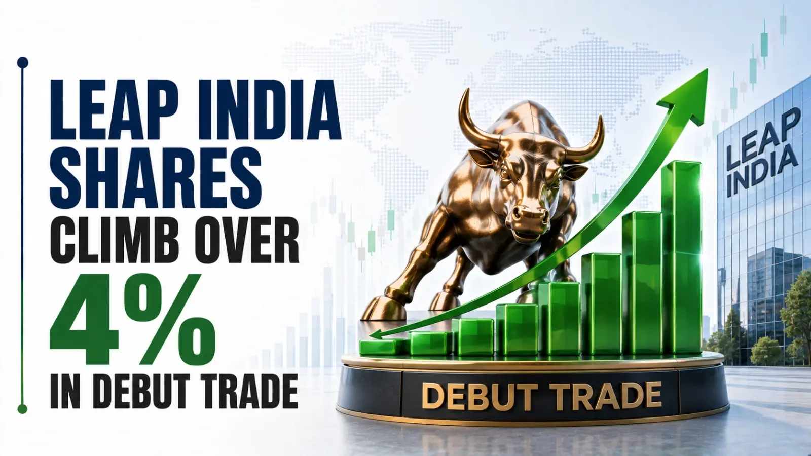 LEAP India Shares Climb Over 4% in Debut Trade