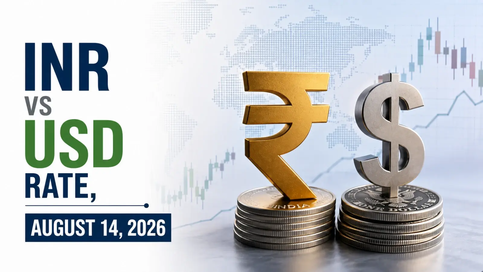 INR vs USD Rate, August 14, 2026: Rupee Gains 2 Paise to 95.43 Against US Dollar in Early Trade