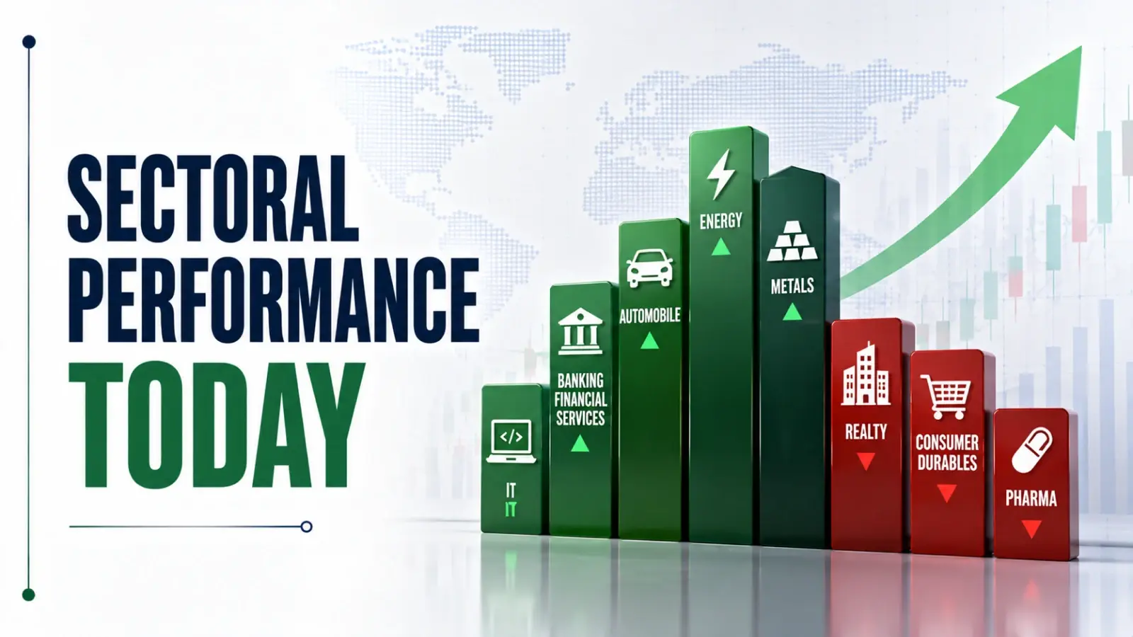 Sectoral Performance Today, August 17, 2026: IT Stocks Drag Along With Consumer Durables; Metals And Realty Gain