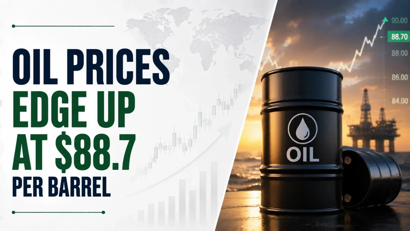 Oil Prices Edge Up At $88.7 Per Barrel As US-Iran Talks Stall, Hormuz Shipping Slows