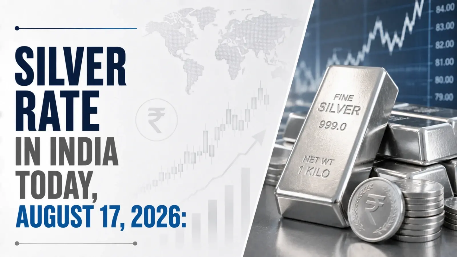 Silver Rate in India Today, August 17, 2026: Silver Price Holds at ₹2.50 Lakh Per Kg