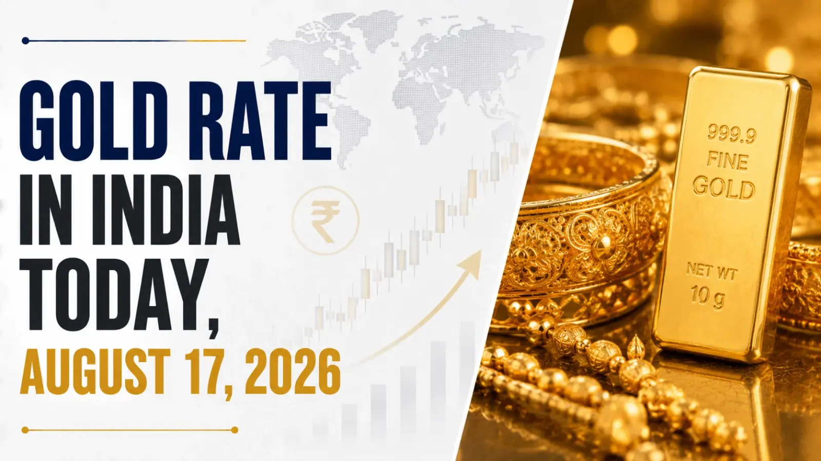 Gold Rate in India Today, August 17, 2026: 24K Gold Rises to ₹15,566 Per Gram