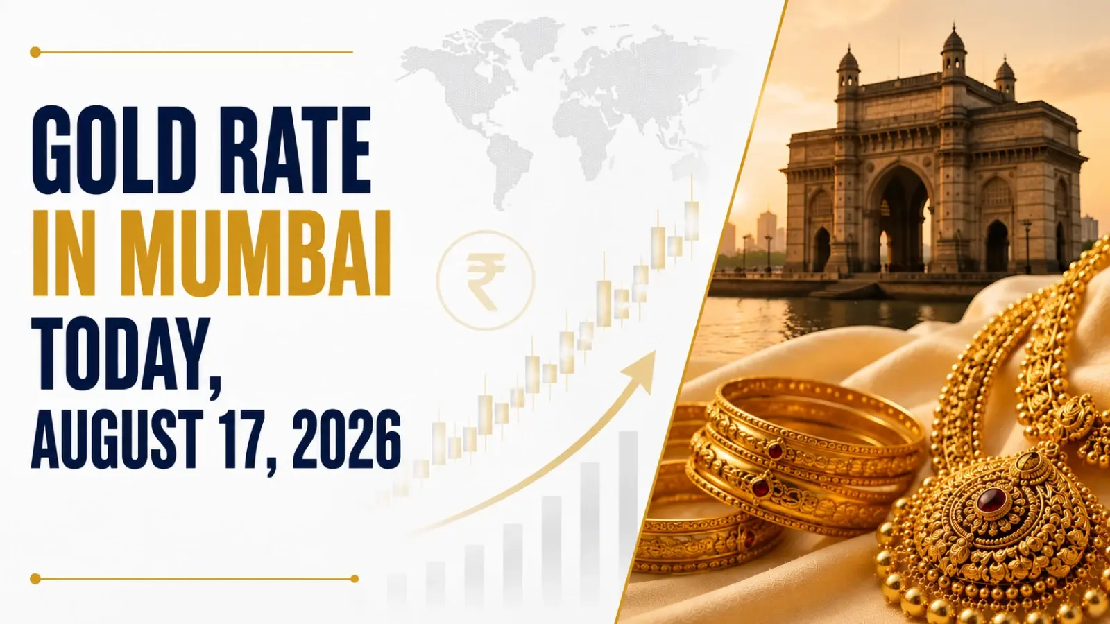 Gold Rate in Mumbai Today, August 17, 2026: 24K Gold Rises to ₹15,566 Per Gram
