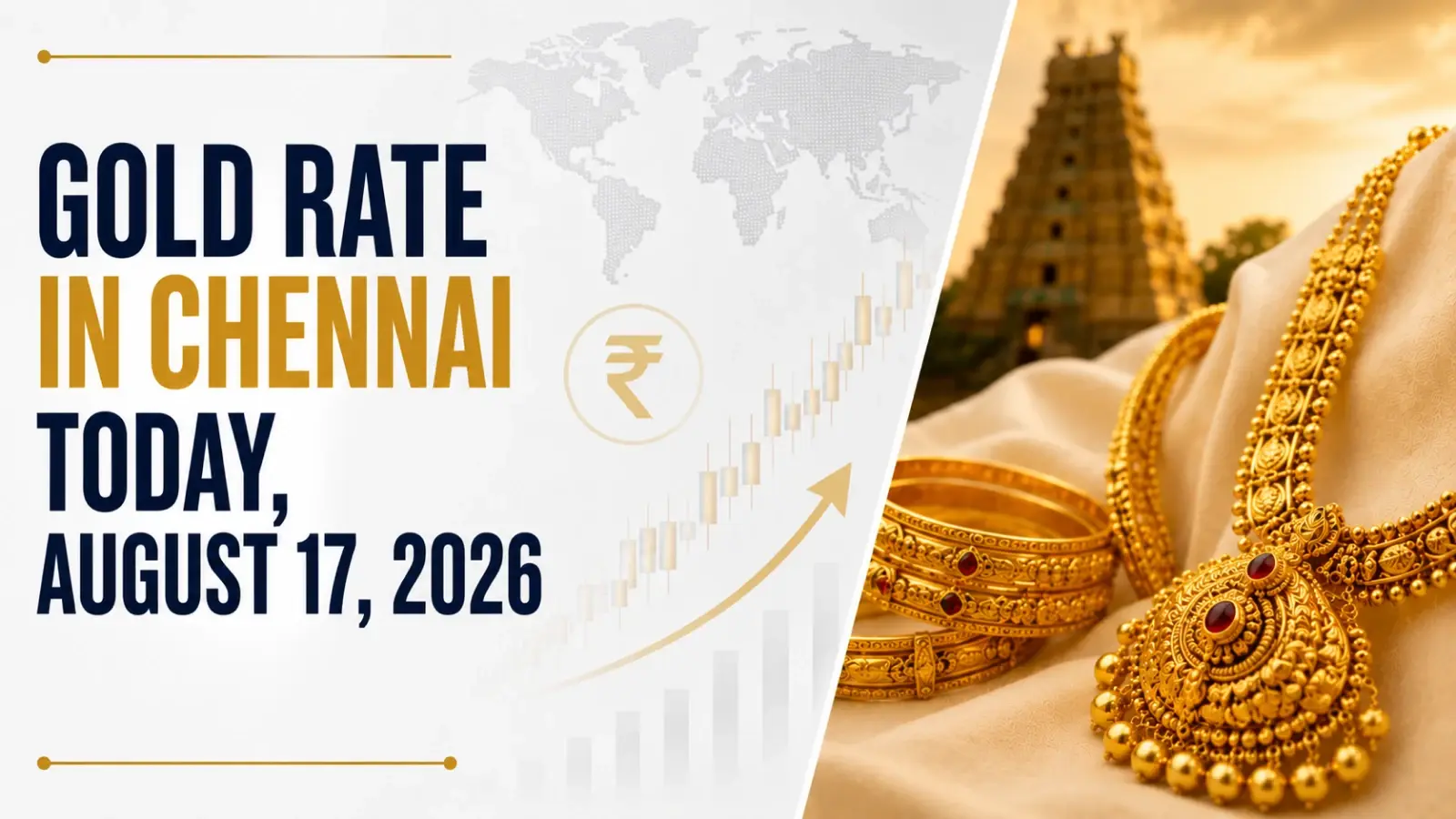 Gold Rate in Chennai Today, August 17, 2026: 24K Gold Rises to ₹15,566 Per Gram