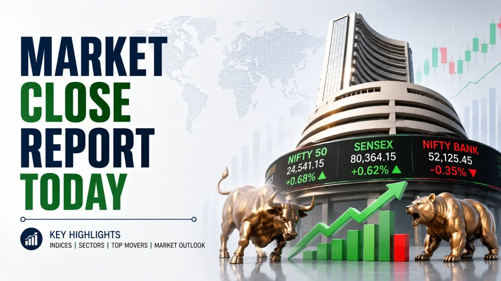 Stock Market Close Report Today, August 17, 2026: Nifty, Sensex Extend Caution From Last Week As Benchmarks Decline