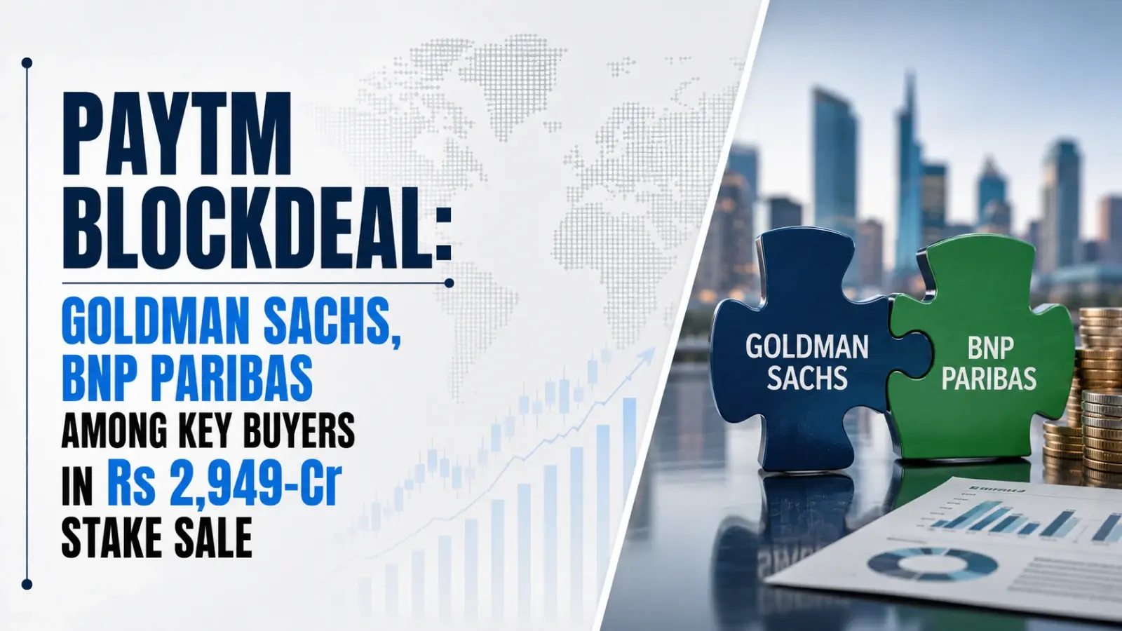 Paytm Blockdeal: Goldman Sachs, BNP Paribas Among Key Buyers in Rs 2,949-Cr Stake Sale