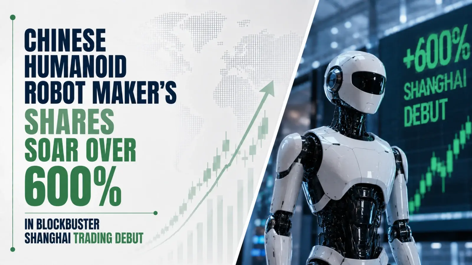 Chinese Humanoid Robot Maker’s Shares Soar Over 600% in Blockbuster Shanghai Trading Debut