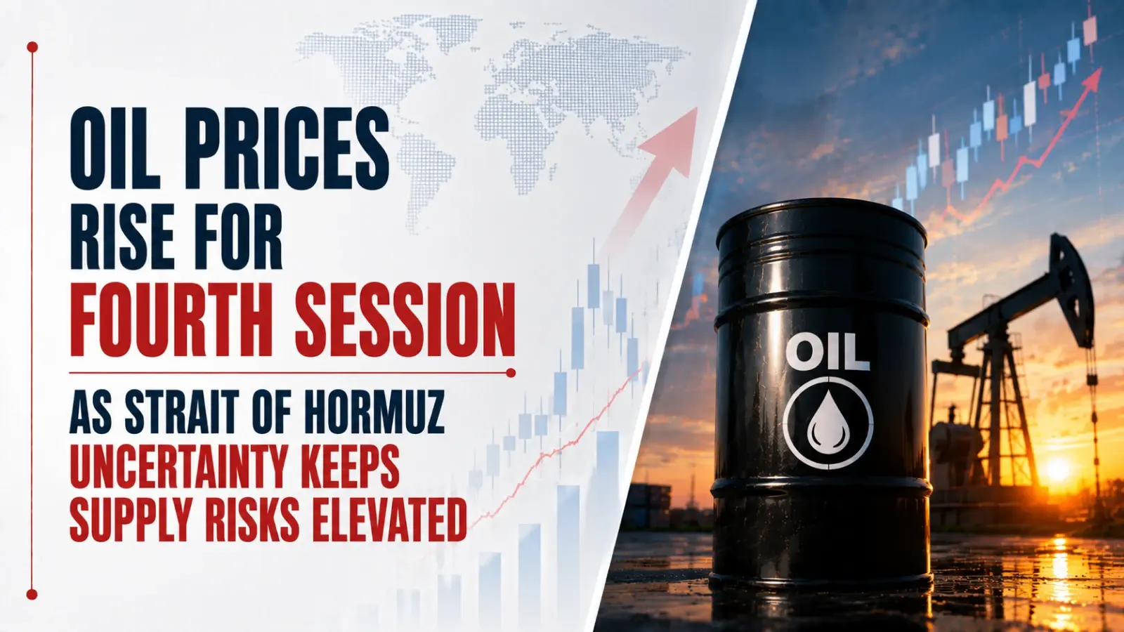 Oil Prices Rise For Fourth Session As Strait Of Hormuz Uncertainty Keeps Supply Risks Elevated
