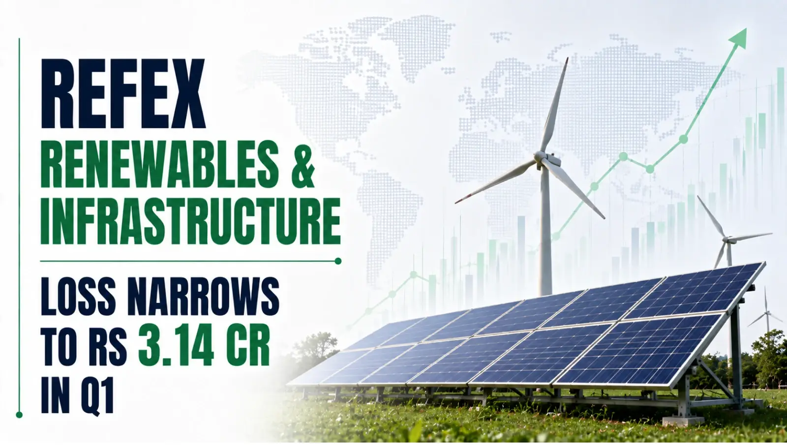 Refex Renewables & Infrastructure Loss Narrows to Rs 3.14 Cr in Q1