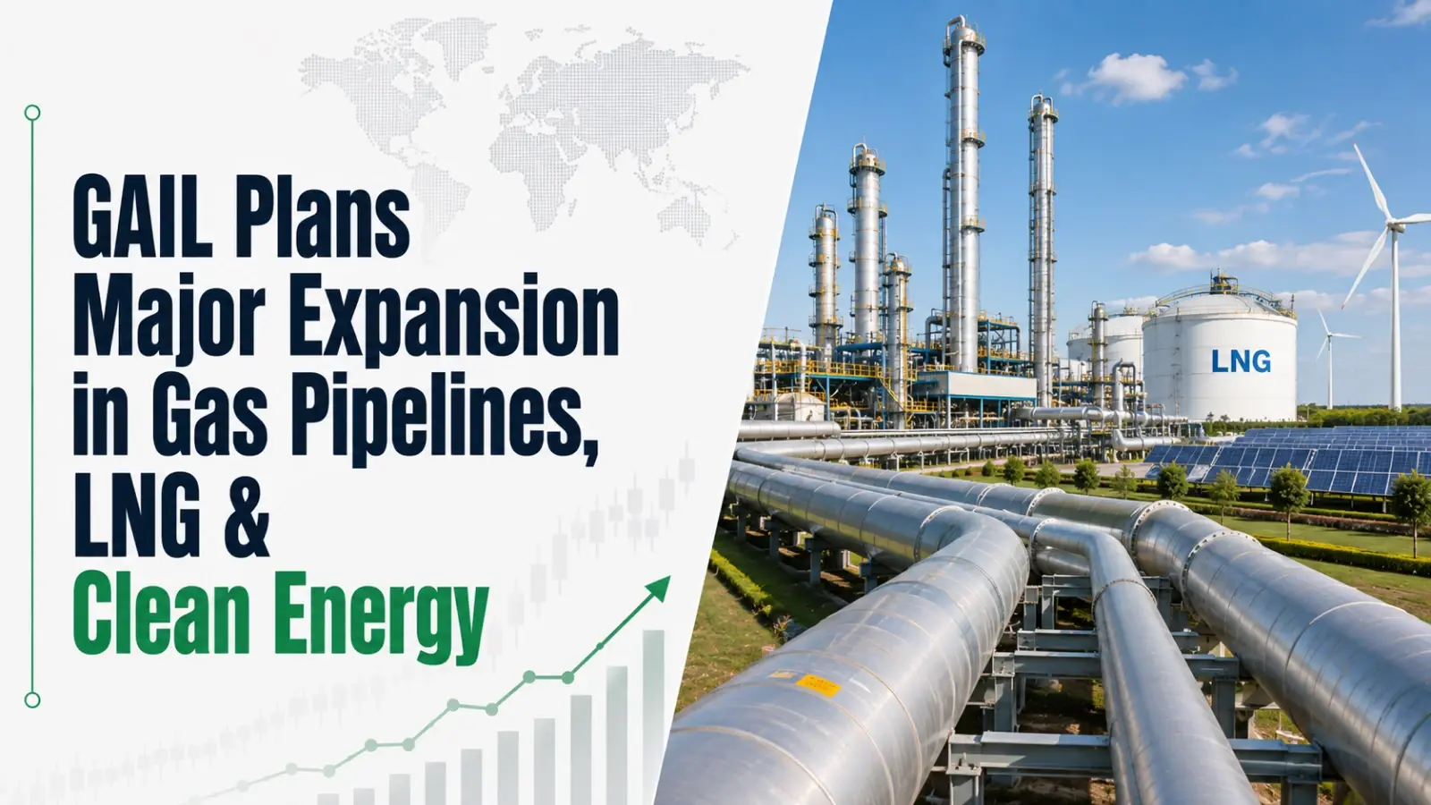 GAIL Plans Major Expansion in Gas Pipelines, LNG & Clean Energy