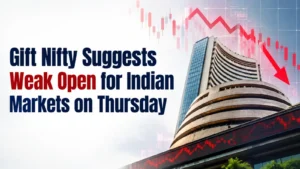 Gift Nifty Suggests Weak Open for Indian Markets on Thursday  