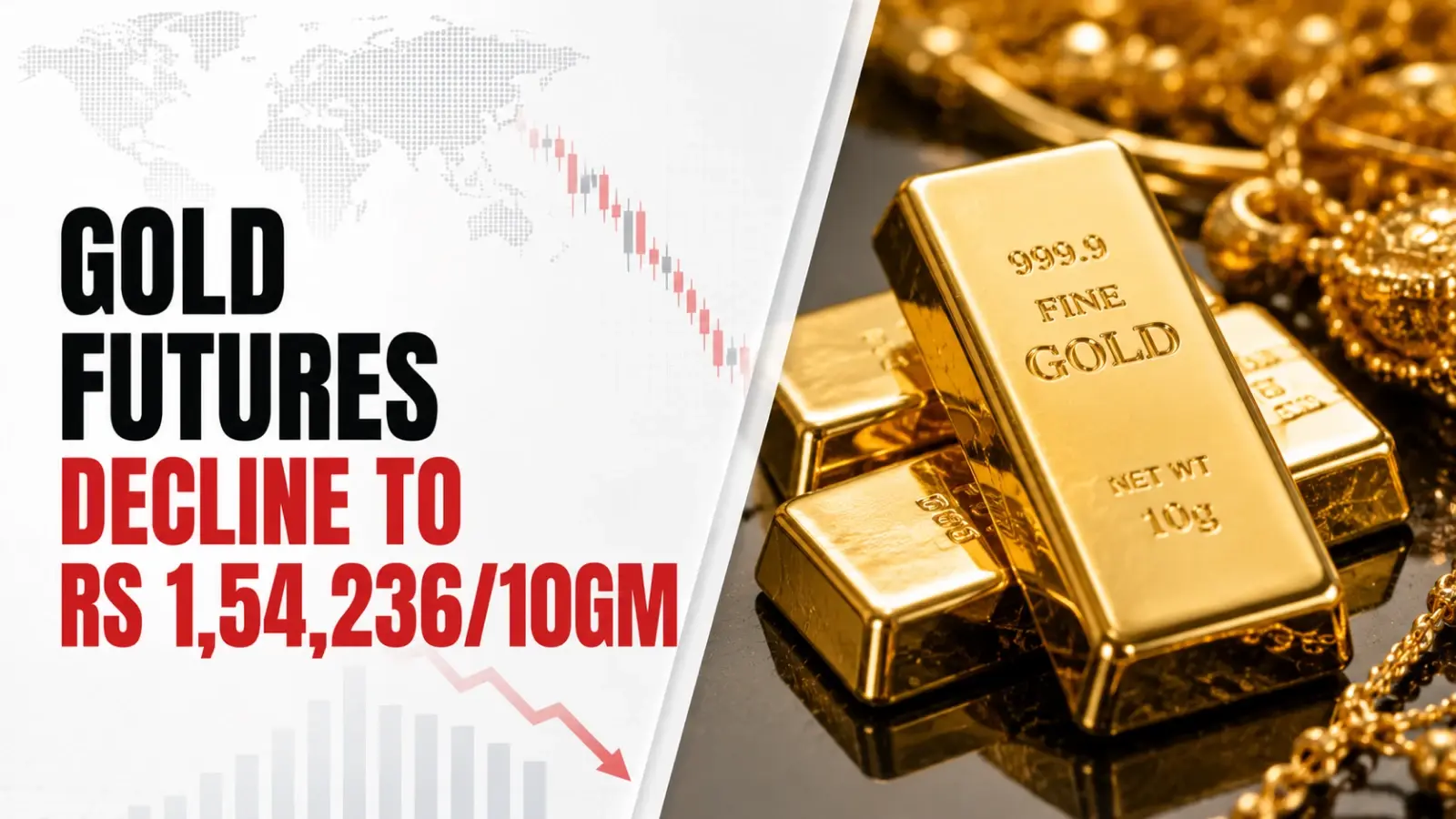 Gold Futures Decline to Rs 1,54,236/10gm