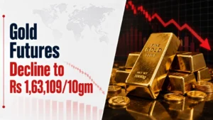 Gold Futures Decline to Rs 1,63,109/10gm