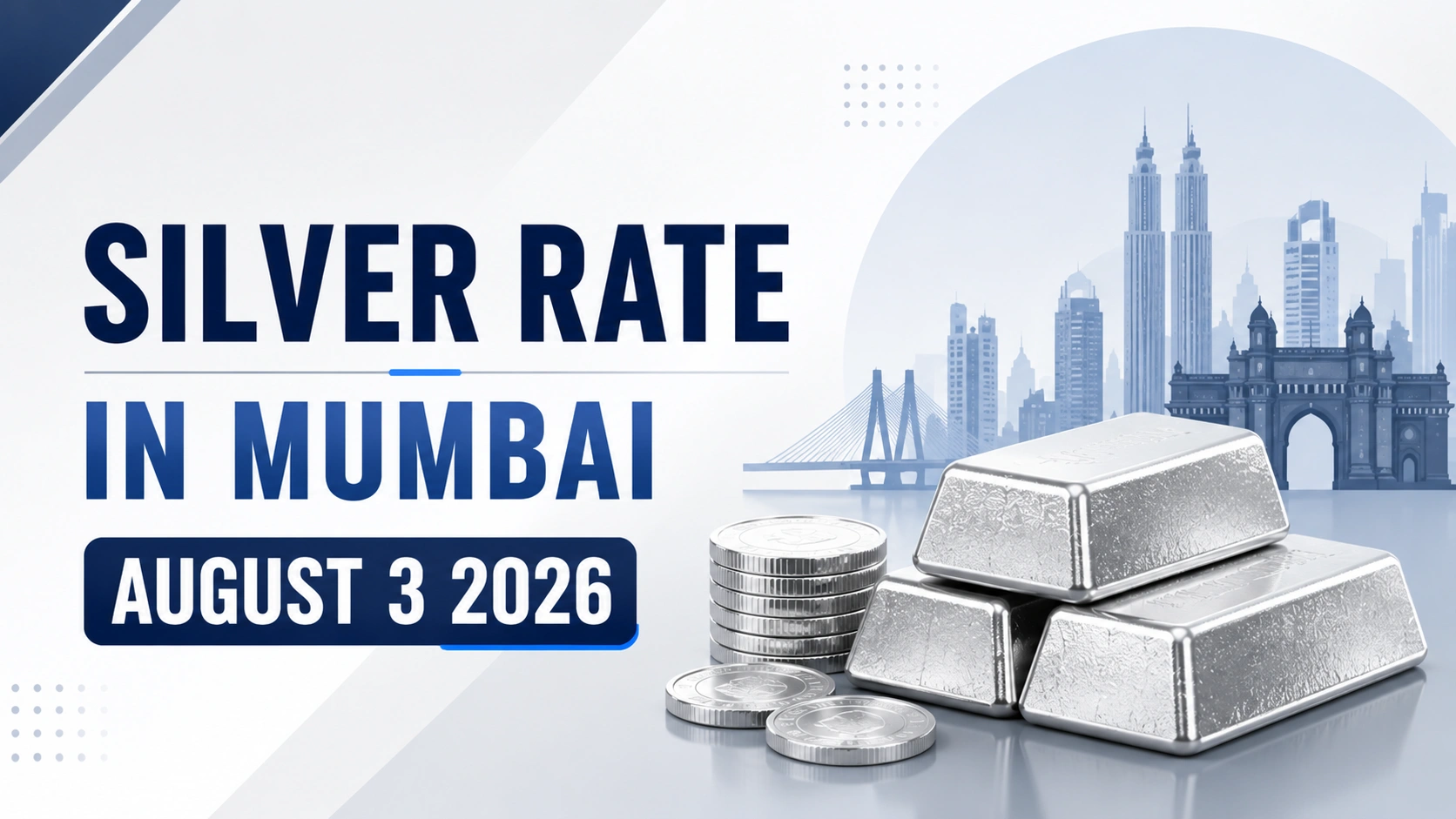 Silver Rate in Mumbai Today, August 3, 2026: Prices Stay Unchanged