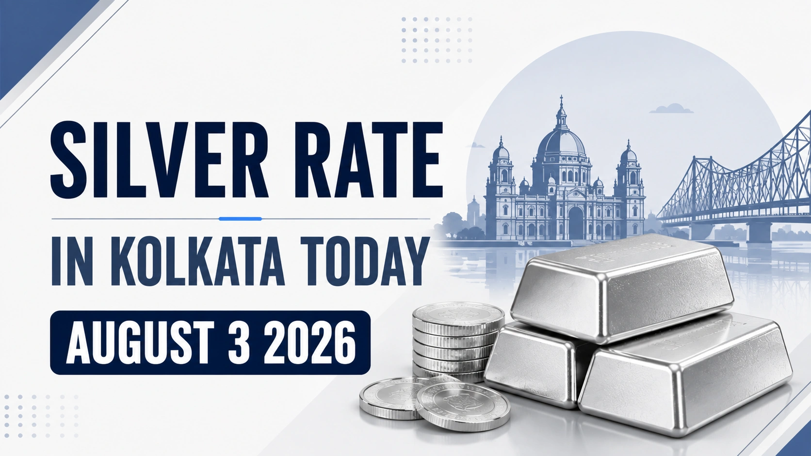 Silver Rate in Kolkata Today, August 3, 2026: Prices Remain Steady