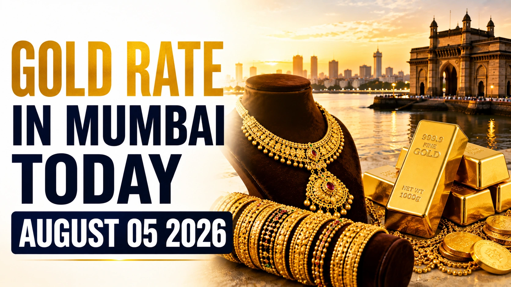 Gold Rate in Mumbai Today, August 5, 2026: Gold Rebounds Sharply After Previous Session's Dip
