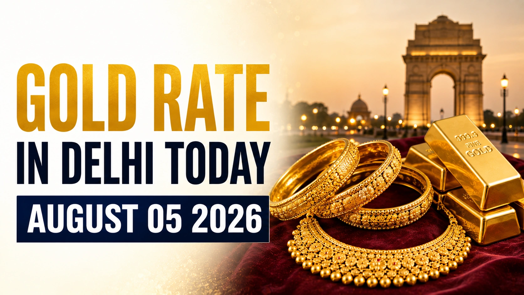 Gold Rate in Delhi Today, August 5, 2026: Gold Bounces Back Strongly After Yesterday's Dip