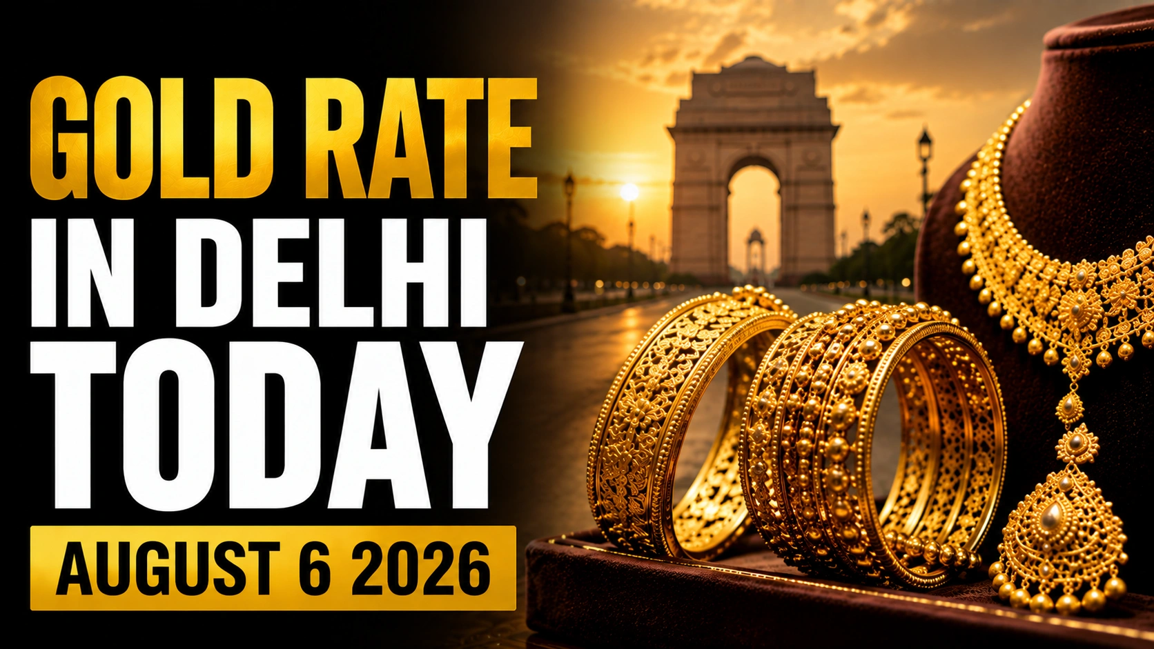 Gold Rate in Delhi Today, August 6, 2026: Gold Continues Recovery; 24K Rate Climbs to ₹14,986 Per Gram