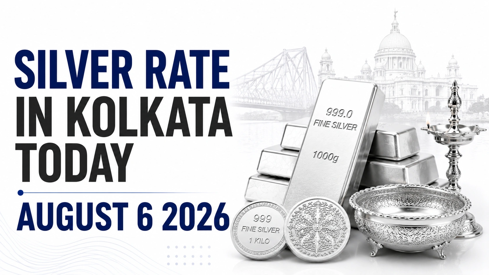 Silver Rate in Kolkata Today, August 6, 2026: Silver Holds Ground at ₹240 Per Gram After Recent Rise