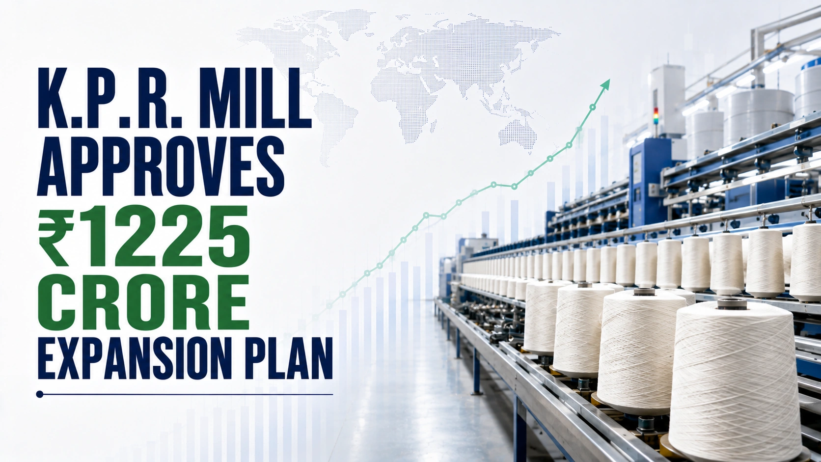 K.P.R. Mill Approves ₹1,225 Crore Expansion Plan; Shares Rise 0.65%