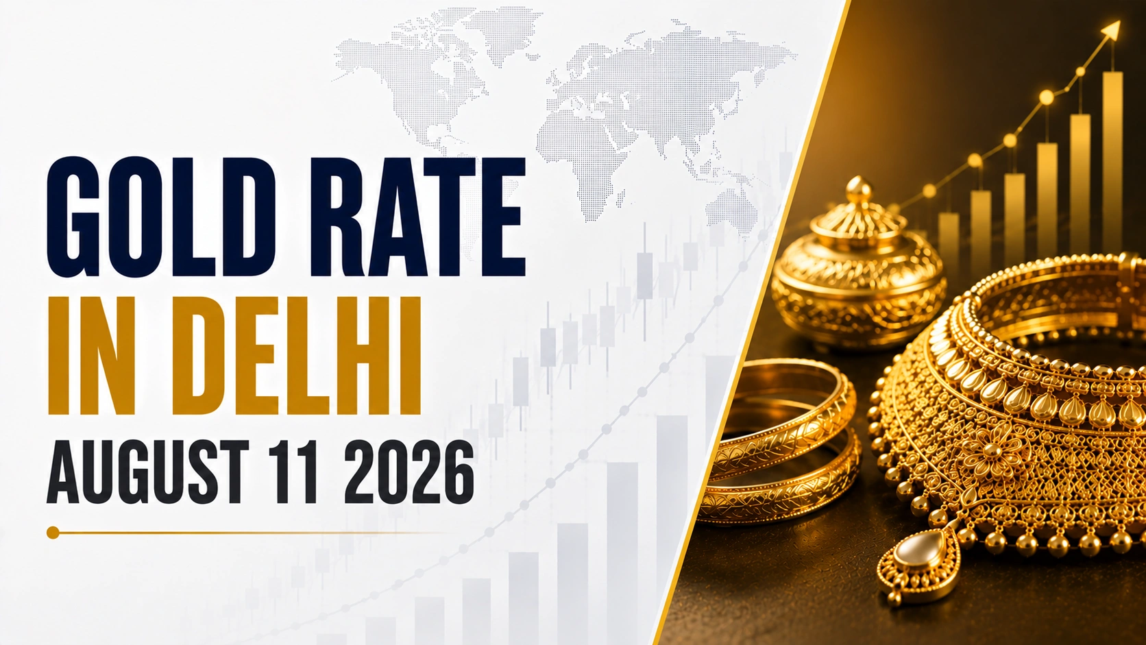Gold Rate in Delhi Today, August 11, 2026: 24K Gold Jumps ₹316 to ₹15,528 Per Gram