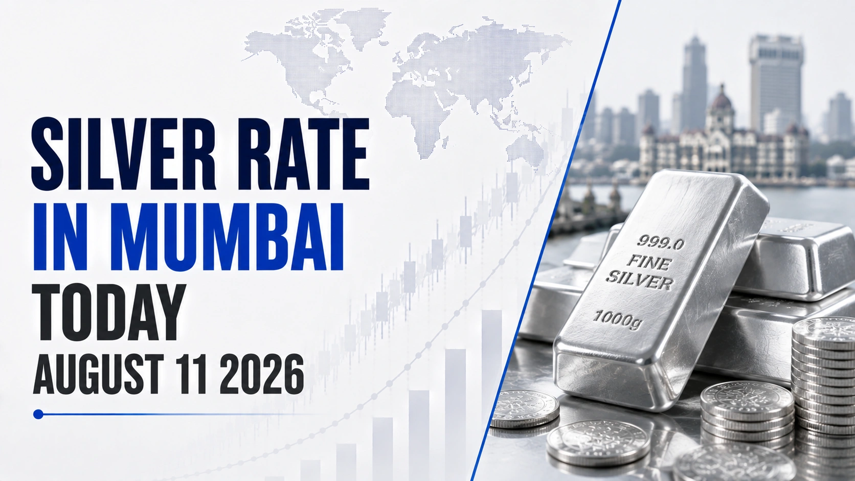 Silver Rate in Mumbai Today, August 11, 2026: Silver Climbs ₹10 Per Gram, 1 Kg at ₹2.55 Lakh 