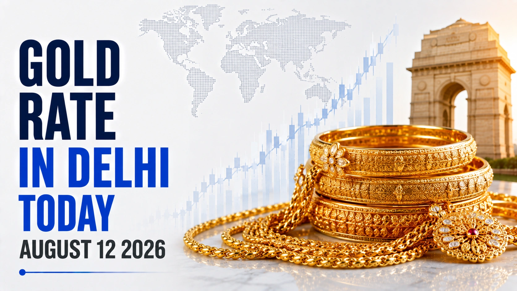 Gold Rate in Delhi Today, August 12, 2026: 24K Gold Climbs to ₹15,501 Per Gram