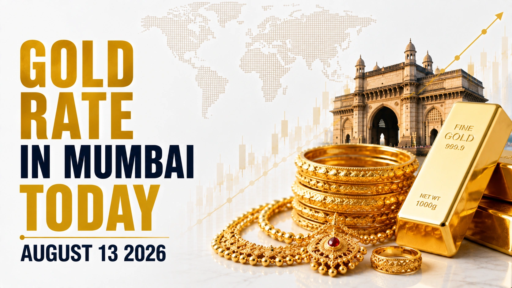 Gold Rate in Mumbai Today, August 13, 2026: 24K Gold Edges Up to ₹15,513 Per Gram