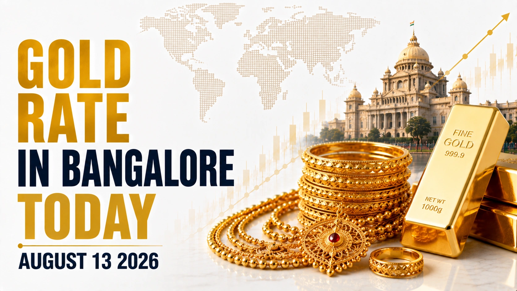 Gold Rate in Bangalore Today, August 13, 2026: 24K Gold Edges Up to ₹15,513 Per Gram