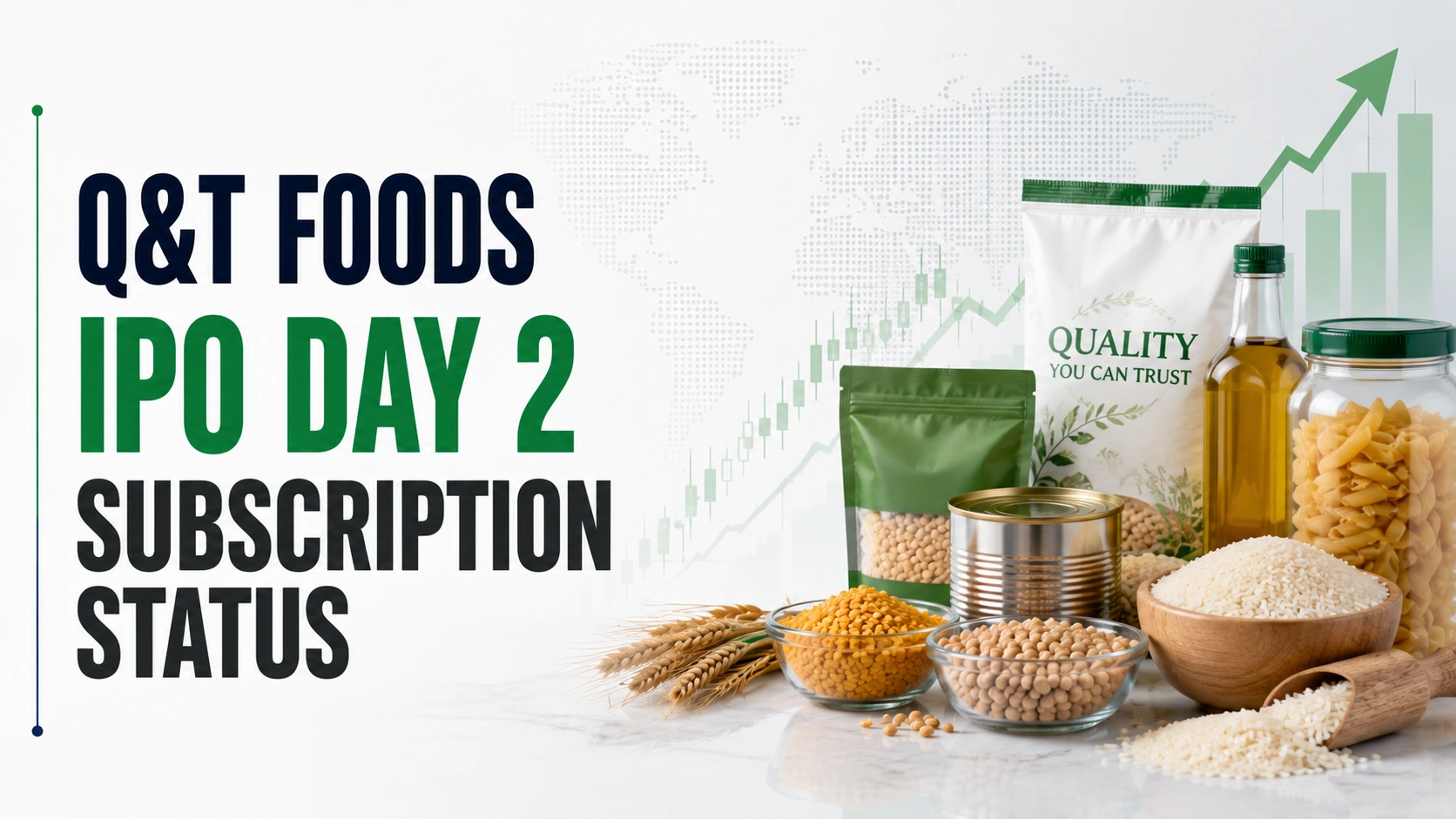 Q&T Foods IPO Day 2 Subscription Status: Issue Booked 0.77x so Far