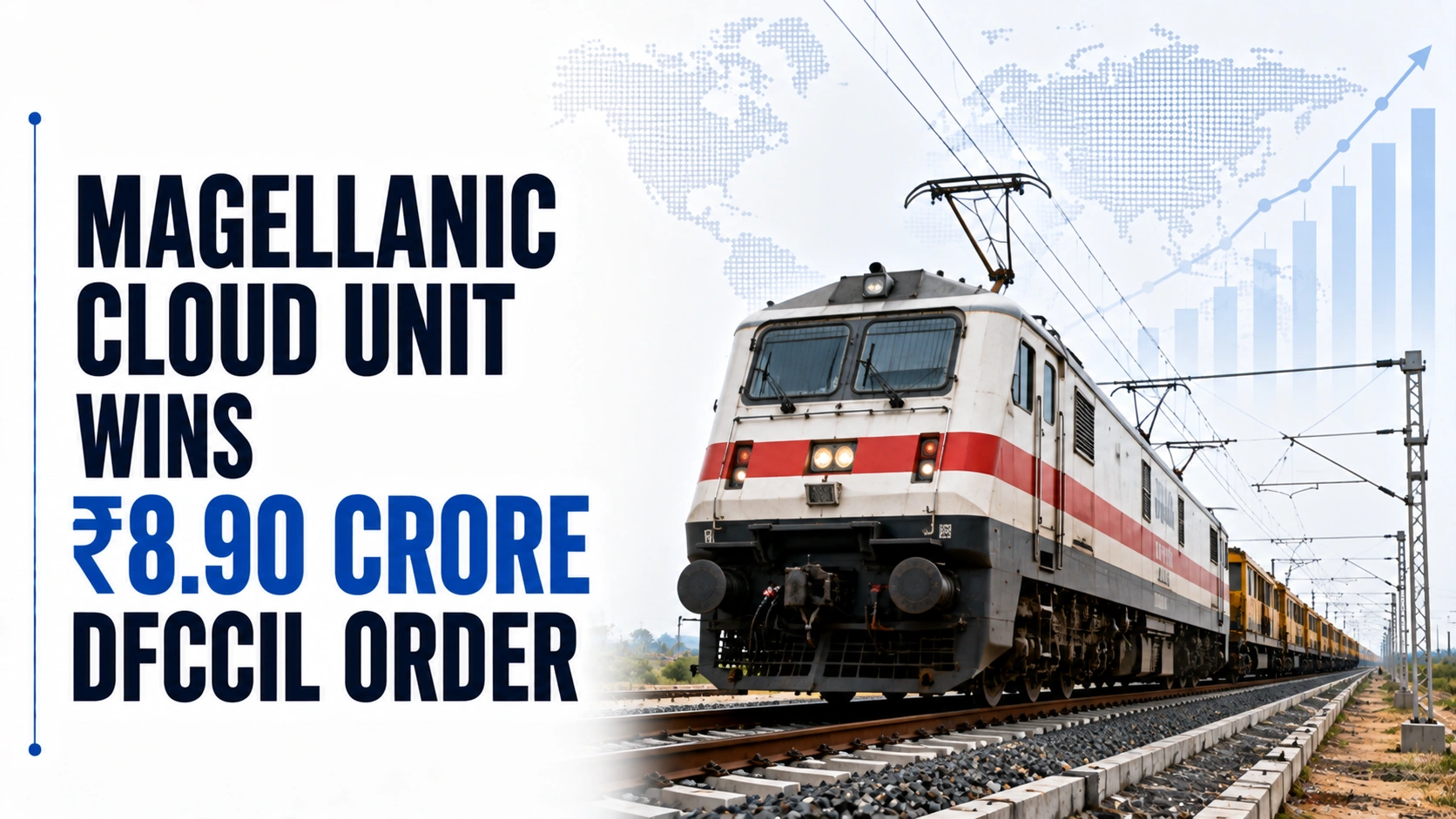 Magellanic Cloud Unit Wins ₹8.90 Crore DFCCIL Order; Shares Rise 4.74%