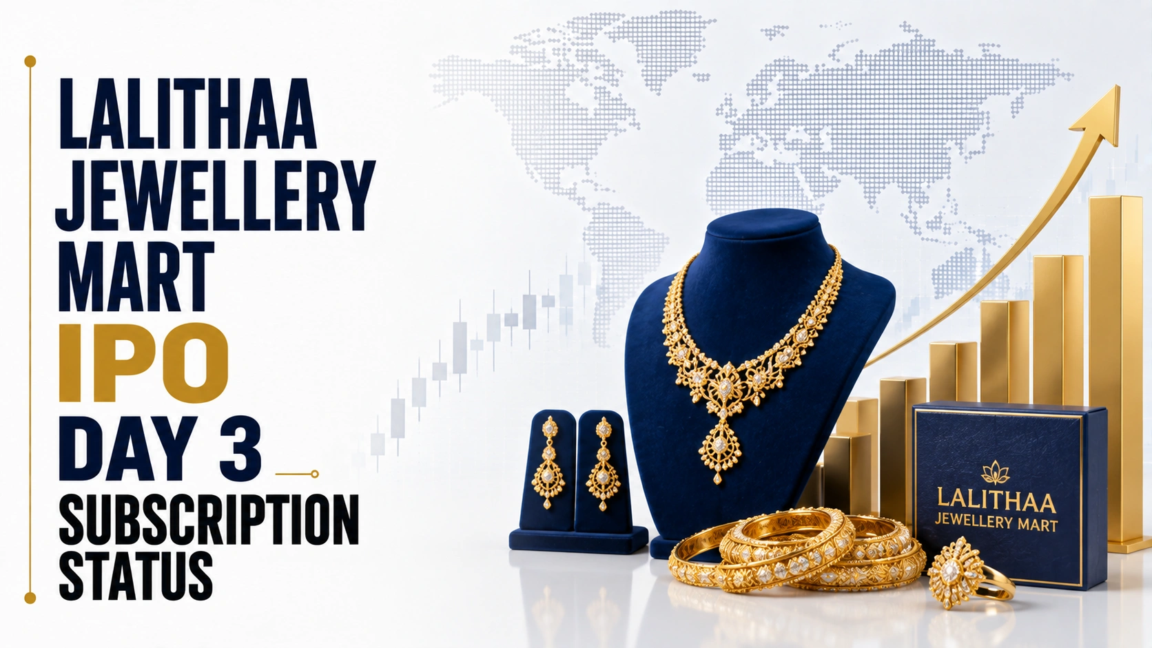 Lalithaa Jewellery Mart IPO Day 3 Subscription Status: Issue Booked 6.84x so Far
