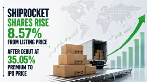 Shiprocket Shares Rise 8.57% From Listing Price After Debut At 35.05% Premium To IPO Price