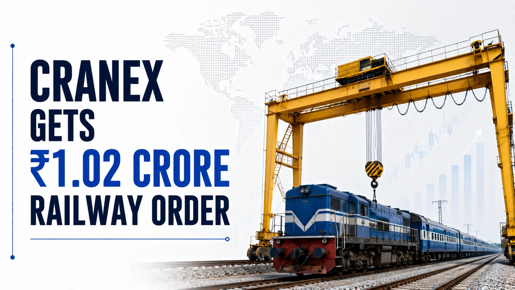 Cranex Gets ₹1.02 Crore Railway Order; Shares Slip 0.3%