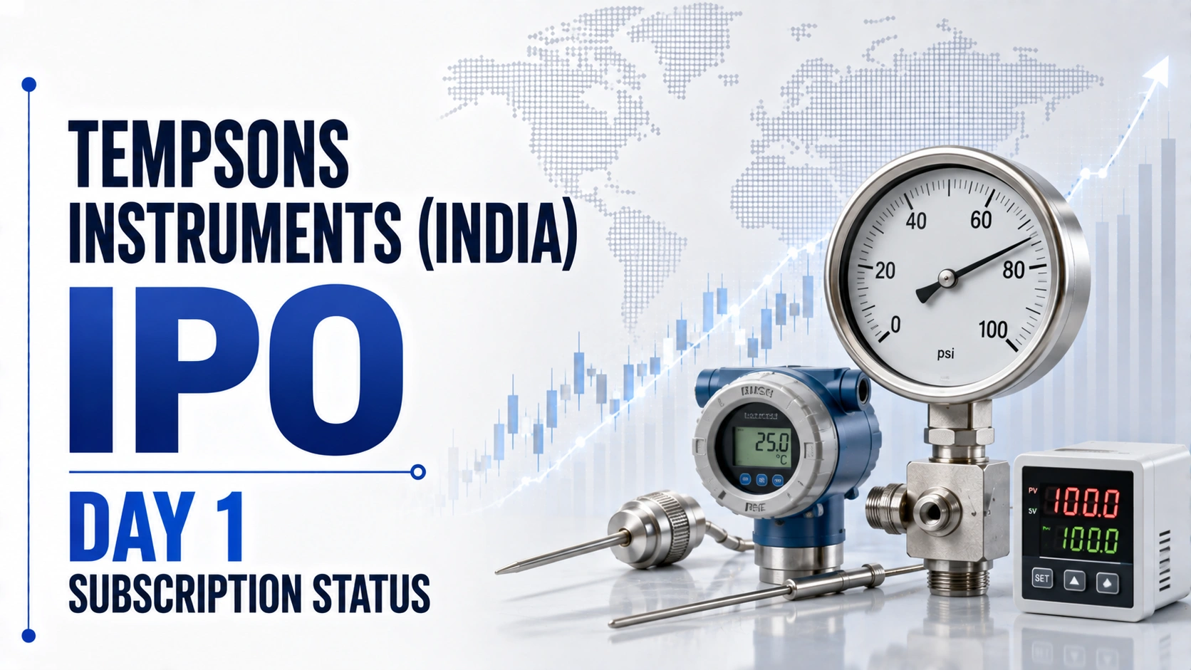 Tempsons Instruments (India) IPO Day 1 Subscription Status: Issue Subscribed 0.65 Times So Far
